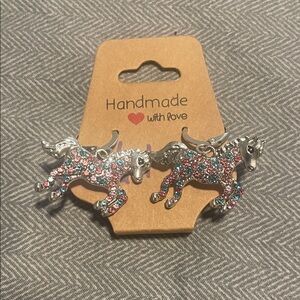 Glittery Unicorn Hair Clips for Kids
